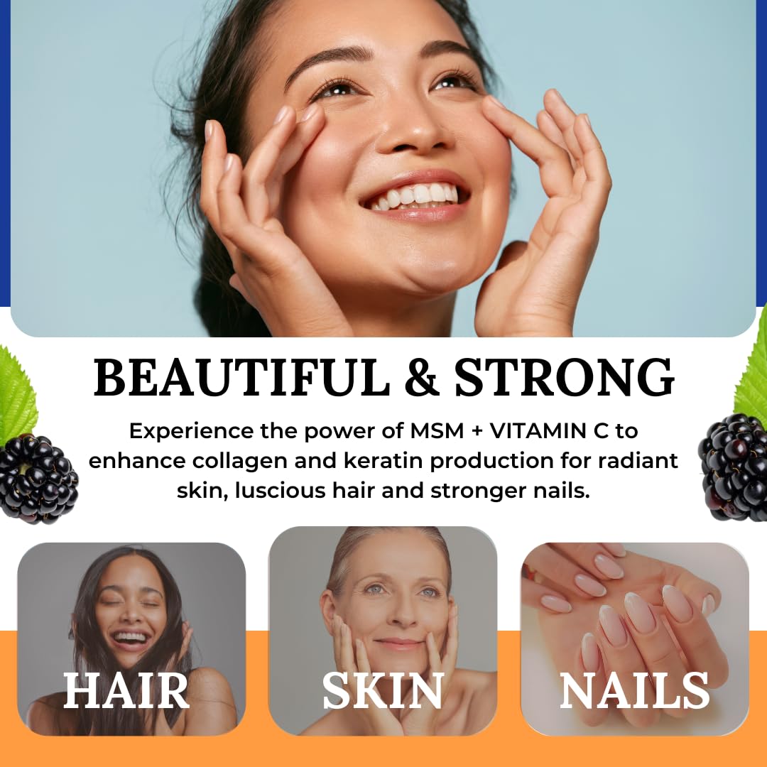 Twig & Leaf MSM + Vitamin C Body Benefits Powder 7.9 Ounce