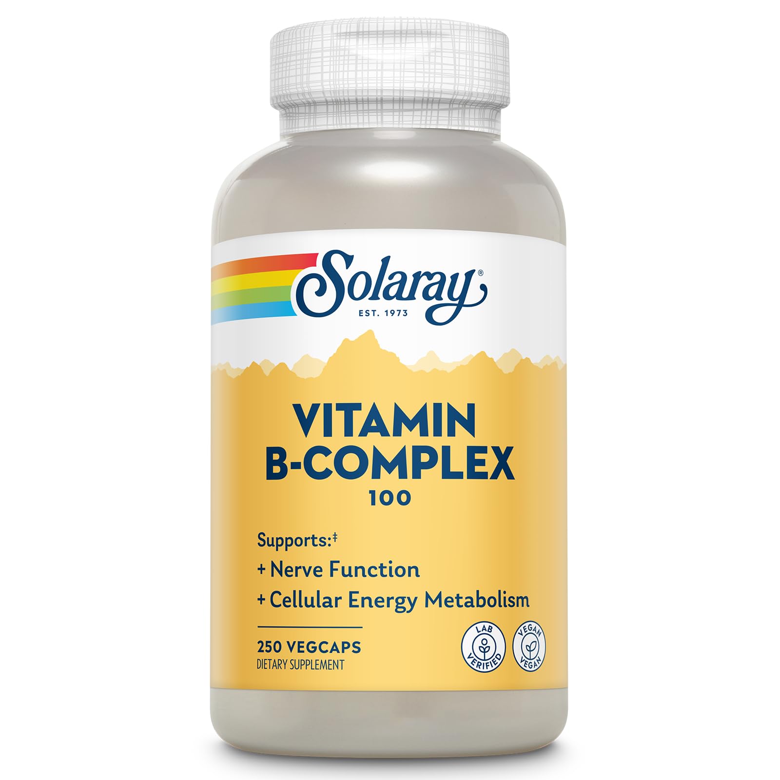 Solaray B-Complex 100 - 250 Capsule, 250 Count