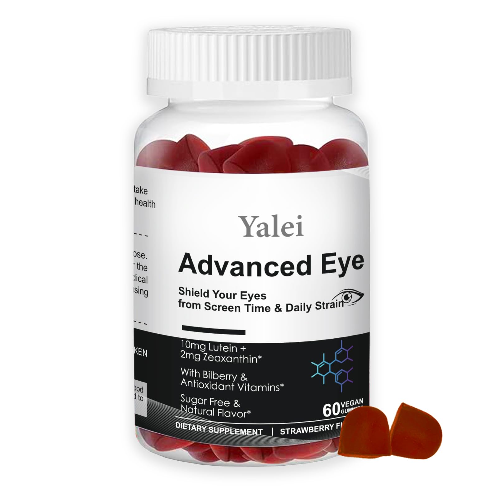 Yalei Lutein and Zeaxanthin Gummies 60 Count