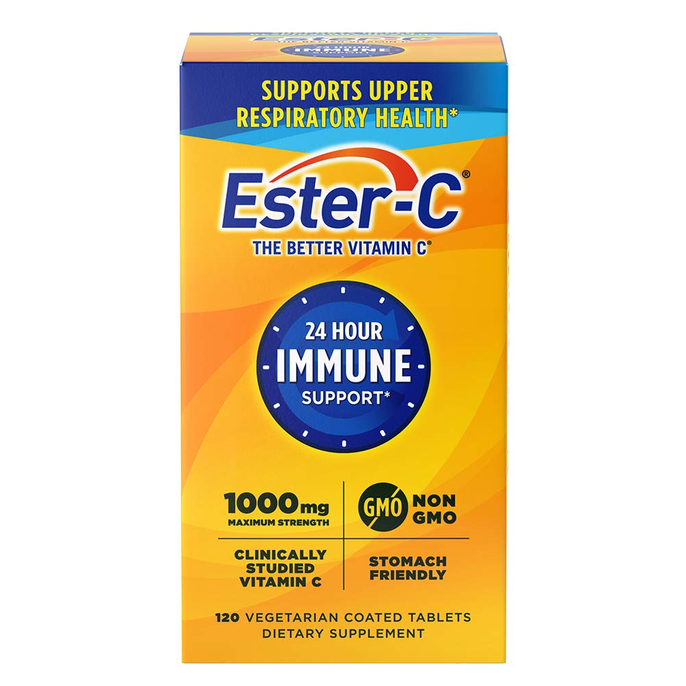 Ester-C Vitamin C 1000 mg Caplets 120 Count