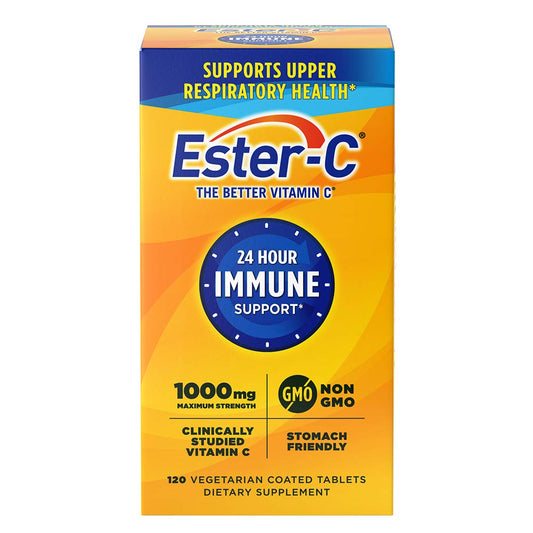 Ester-C Vitamin C 1000 mg Caplets, 120 Count