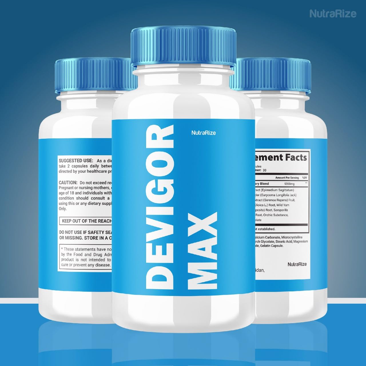 NutraRize Devigor Max 60 Capsules