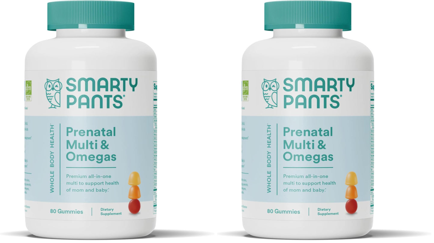 SmartyPants Prenatal Vitamins for Women Multivitamin Gummies 160 Count