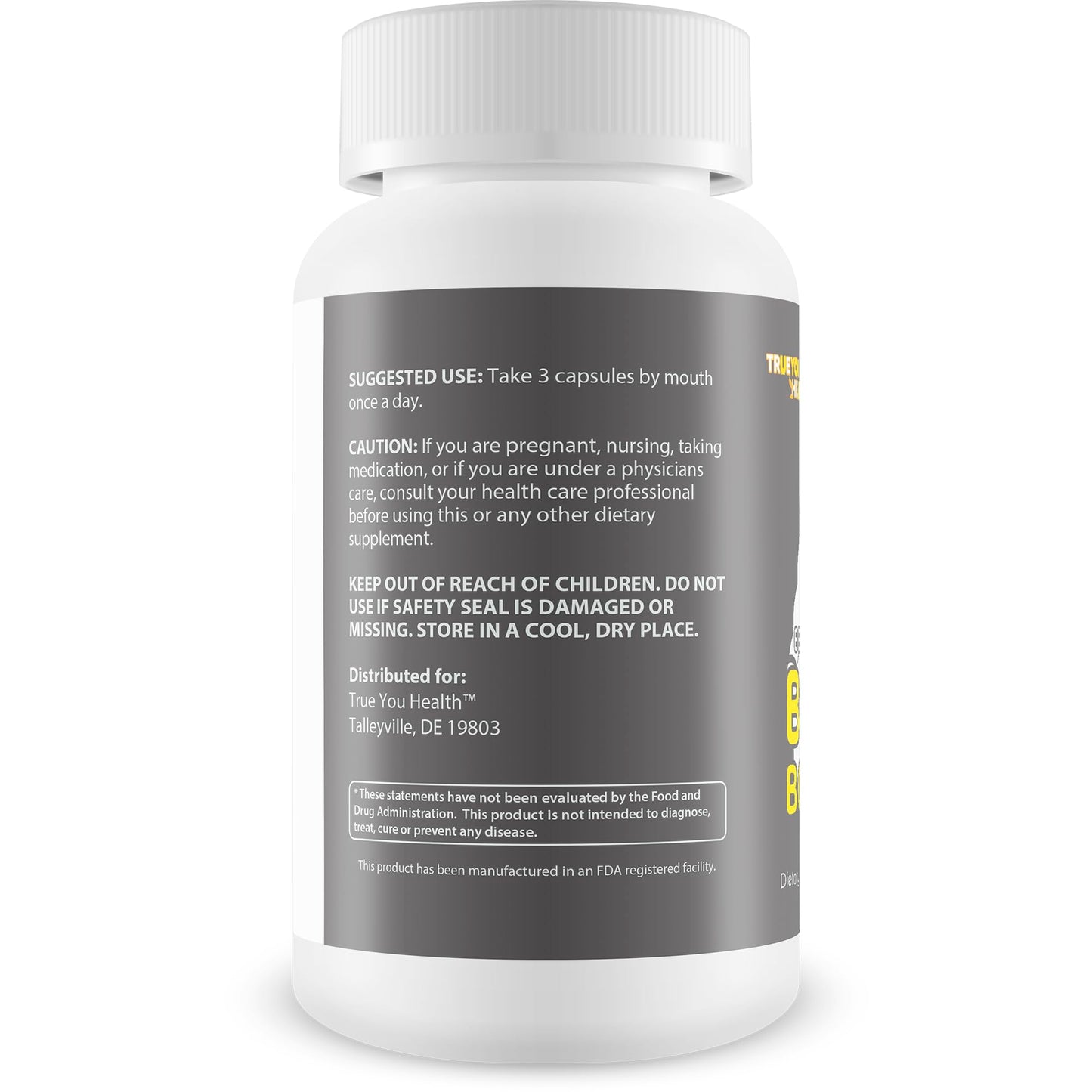 Generic Best Nootropic Brain Booster Capsule 90 Count