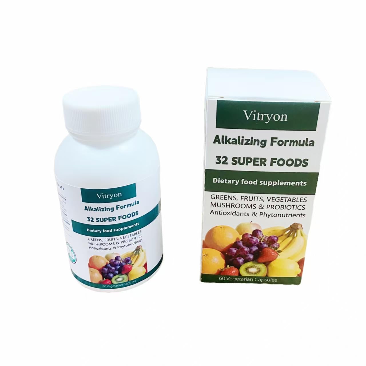 Vitryon Fruit and Vegetable Supplements for Adults & Kids Chewable 150 Count
