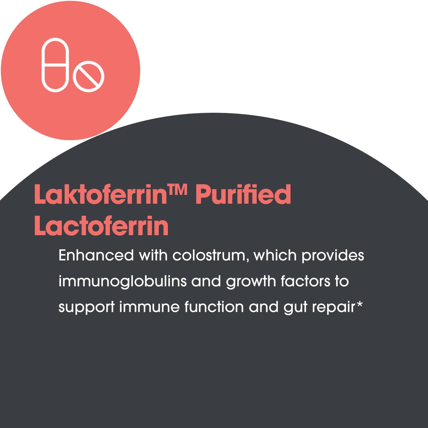 Nutricology Laktoferrin with Colostrum Capsule 90