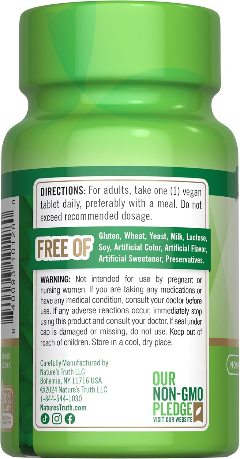 Nature's Truth Vitamin B-6 100 mg, 100 Tablets