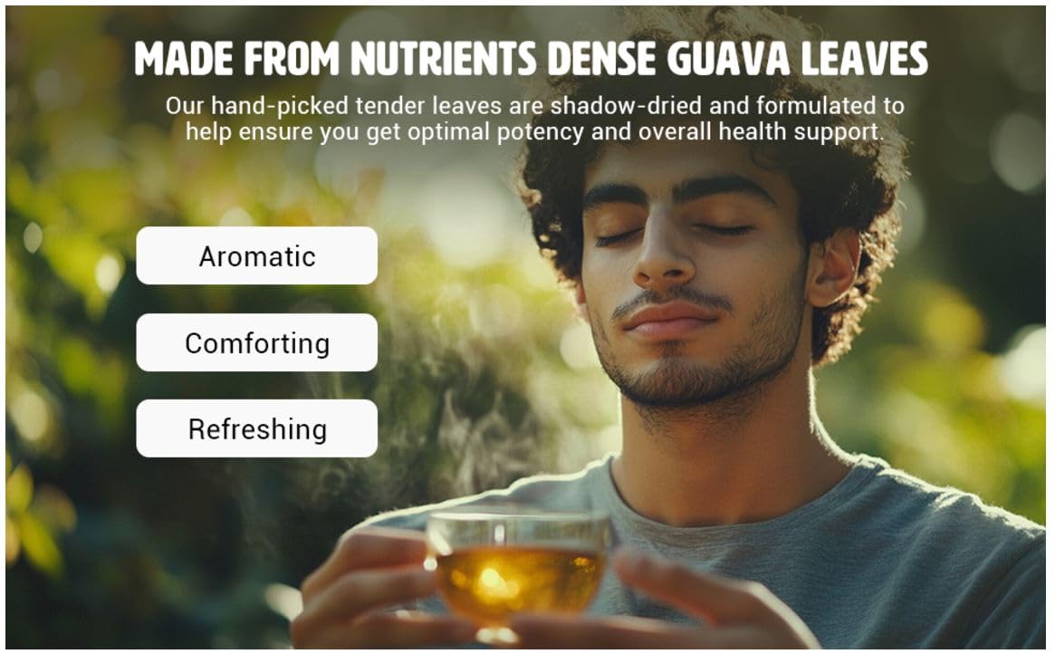 WAY 4 ORGANIC W4O Guava Leaf Powder, 16 Ounce