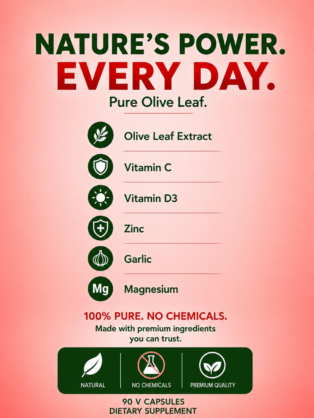 Seagate Olive Leaf Plus 450mg Capsule 90 Count