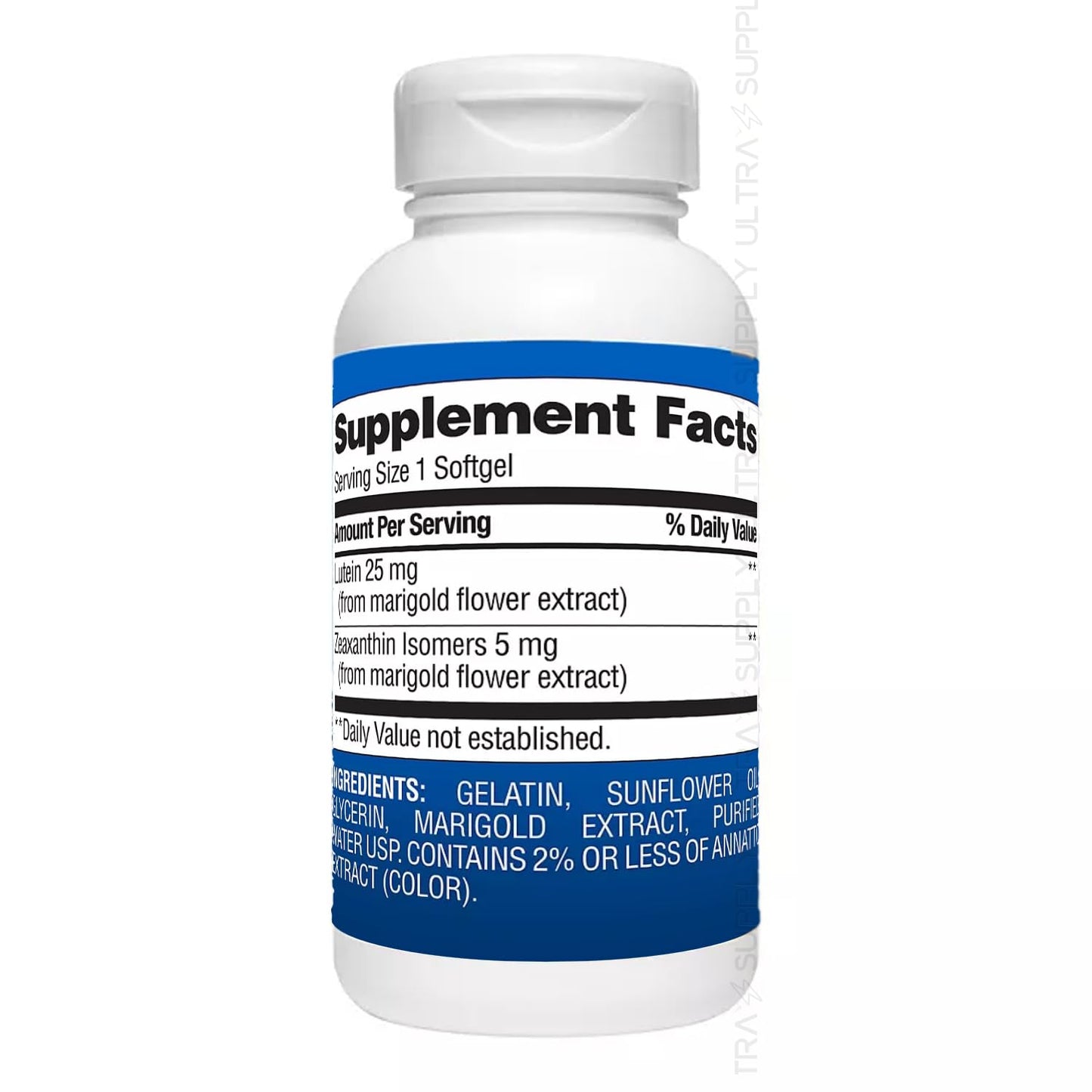 Generic Lutein with Zeaxanthin, 25 mg & 5 mg Softgels, 150 Count
