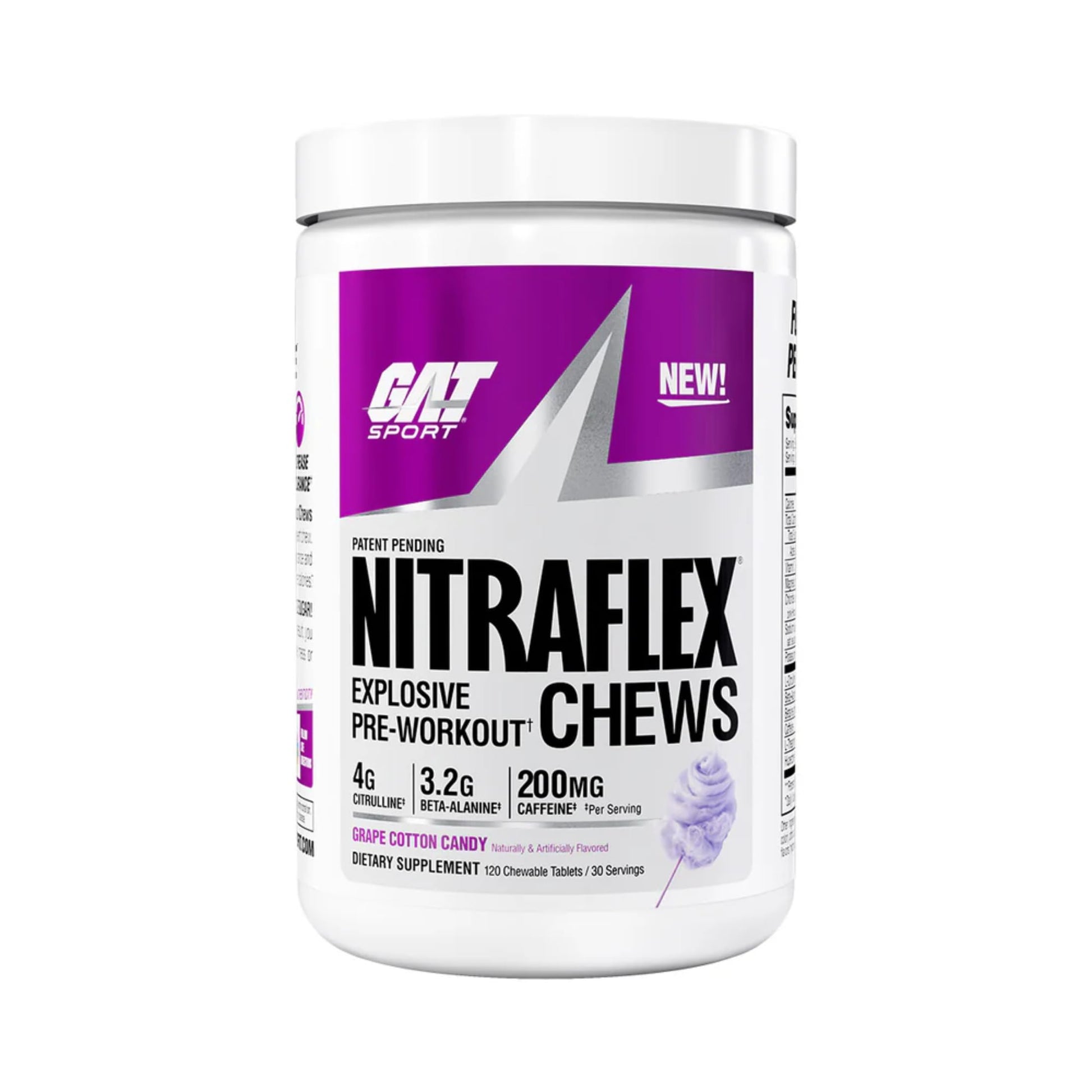 GAT SPORT NITRAFLEX PREWORKOUT Chewable 120 Tablets