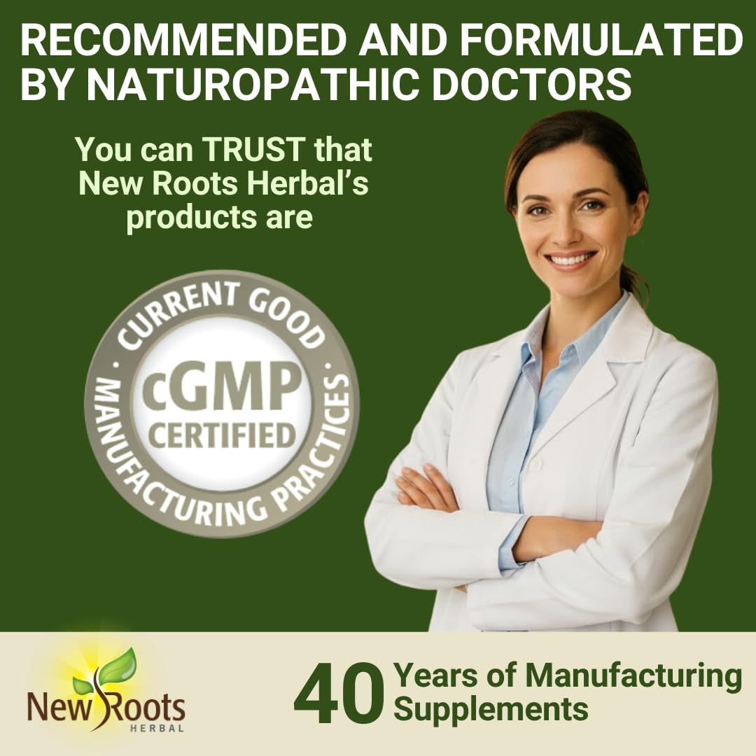 New Roots Herbal Candida Cleanse Detox Supplement Capsule, 90 Capsules