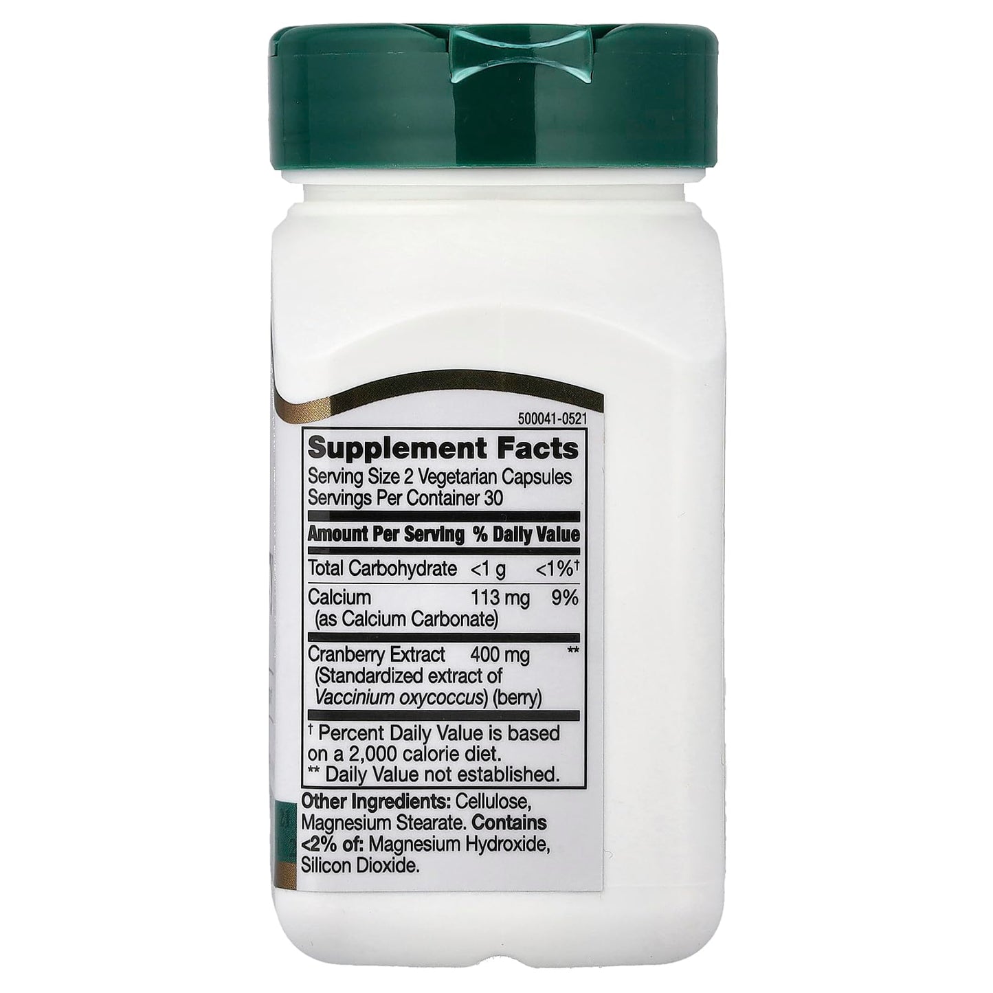 21st Century Cranberry Extract, Standardized Capsule, 60 Count