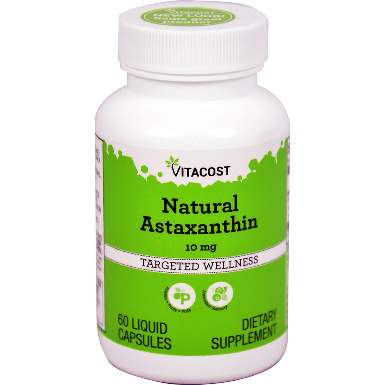 Vitacost Natural Astaxanthin 10 mg, 60 Capsules