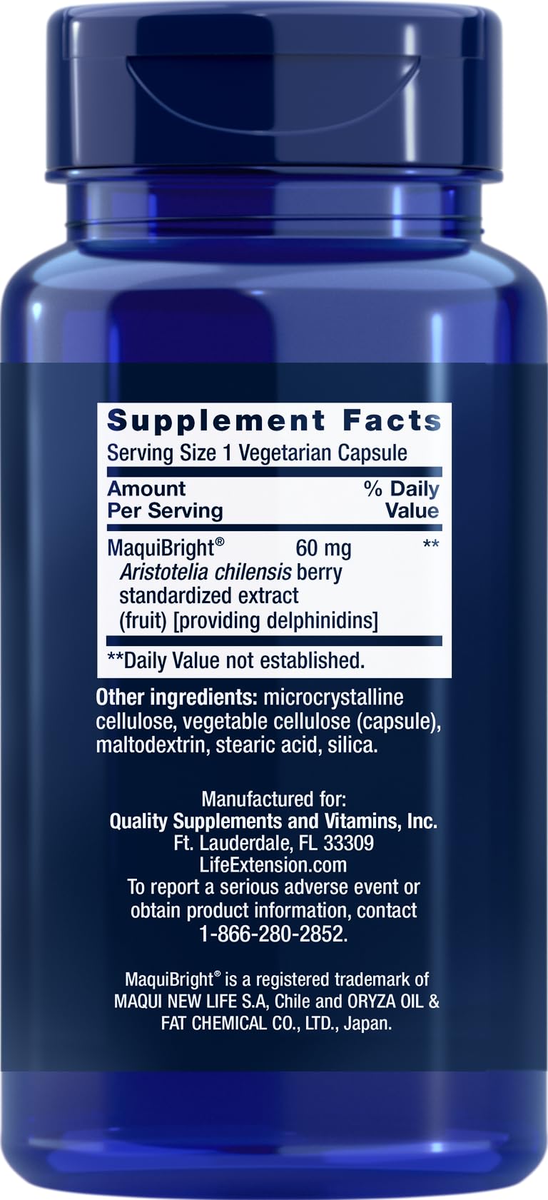 Life Extension Tear Support with MaquiBright Capsules, 90 Count
