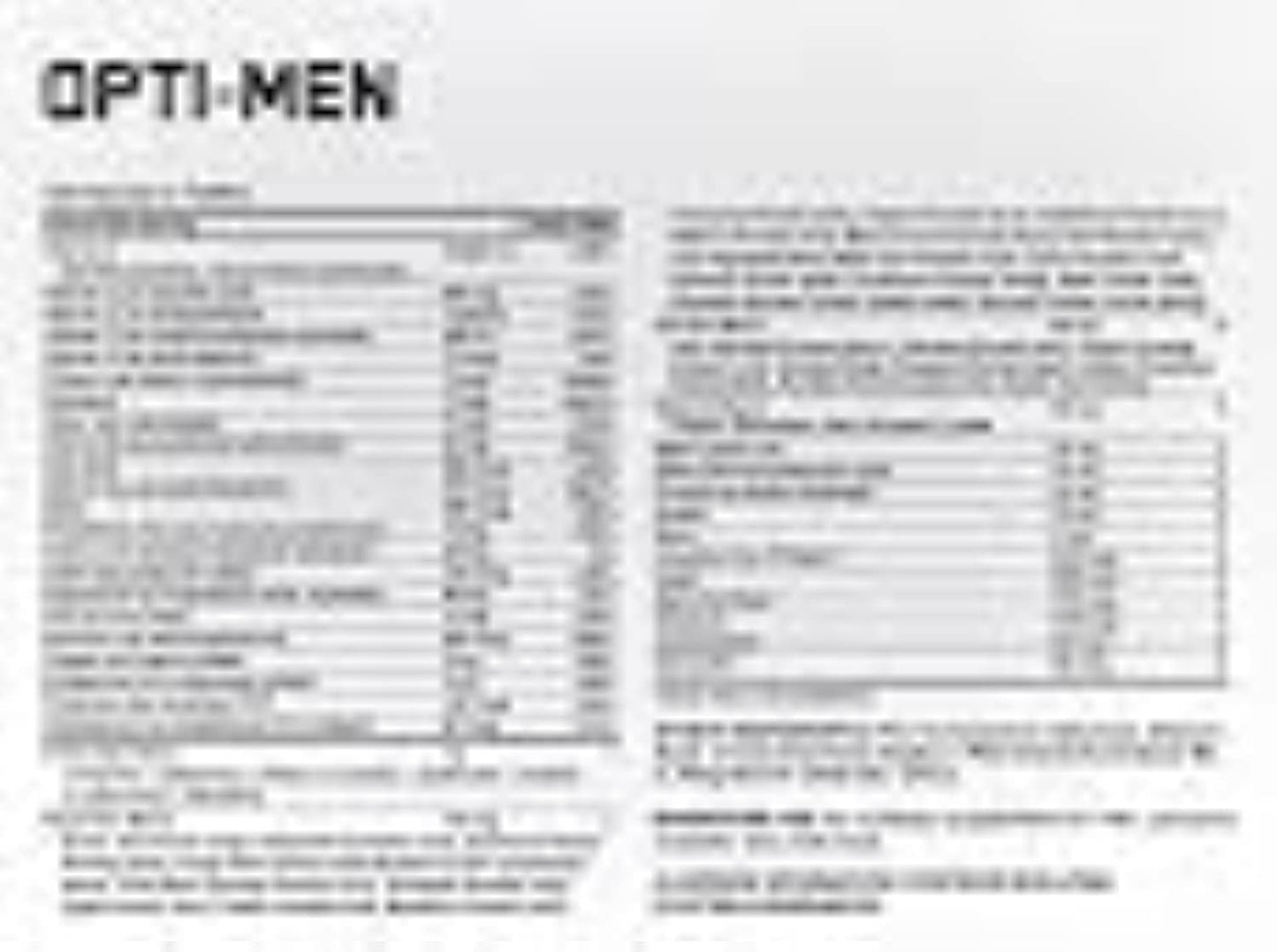 Optimum Nutrition Opti-Men Tablets, 150 Count