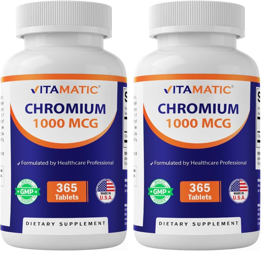 Vitamatic Chromium 1000 mcg Tablets, 730 Count