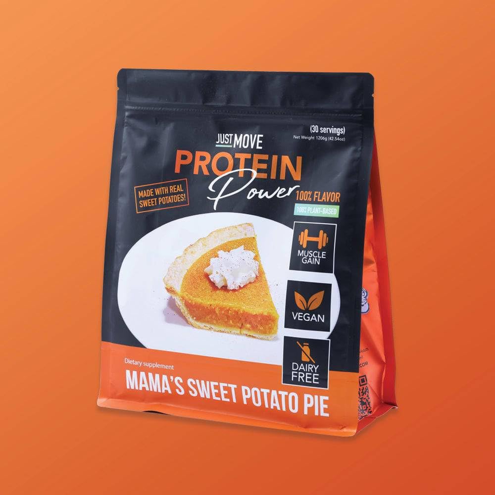 Just Move Mama's Sweet Potato Pie Plant-Based Protein Powder, 0.71 oz