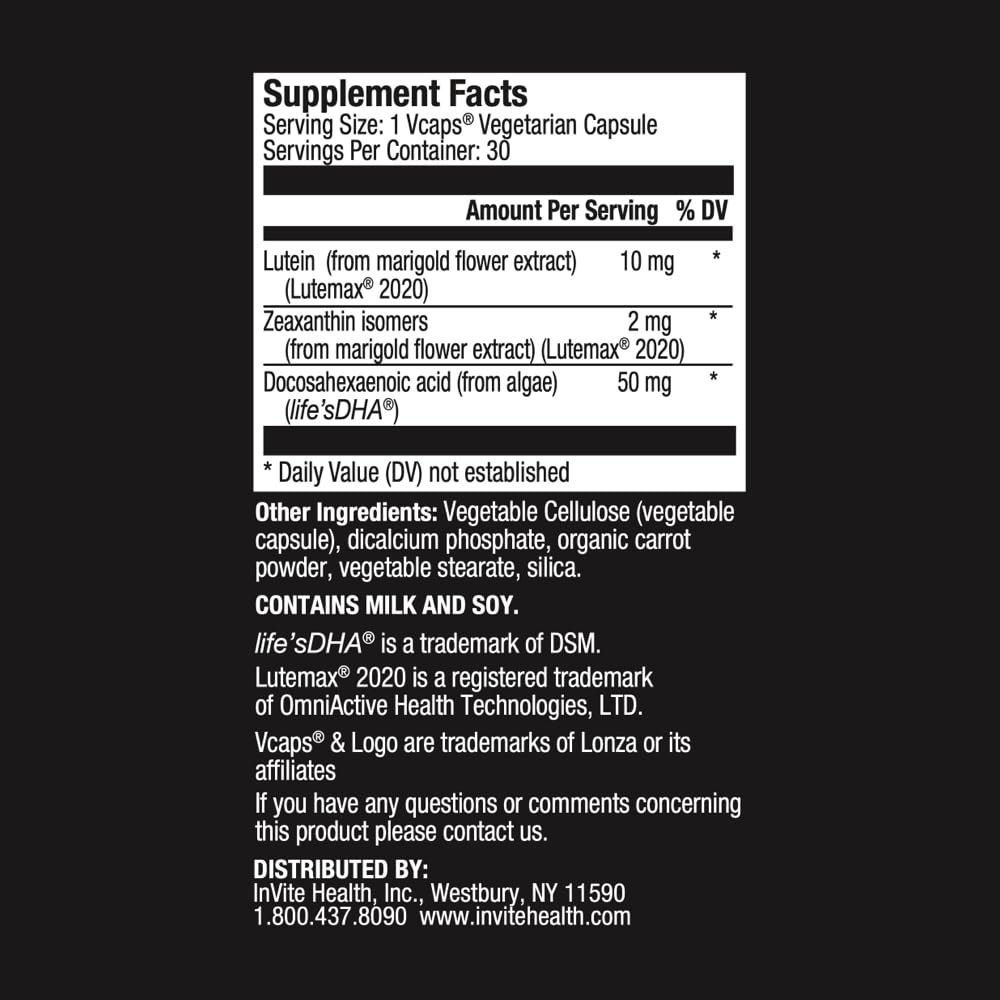 Invite Health Lutein Plus Hx Capsules, 30 Count