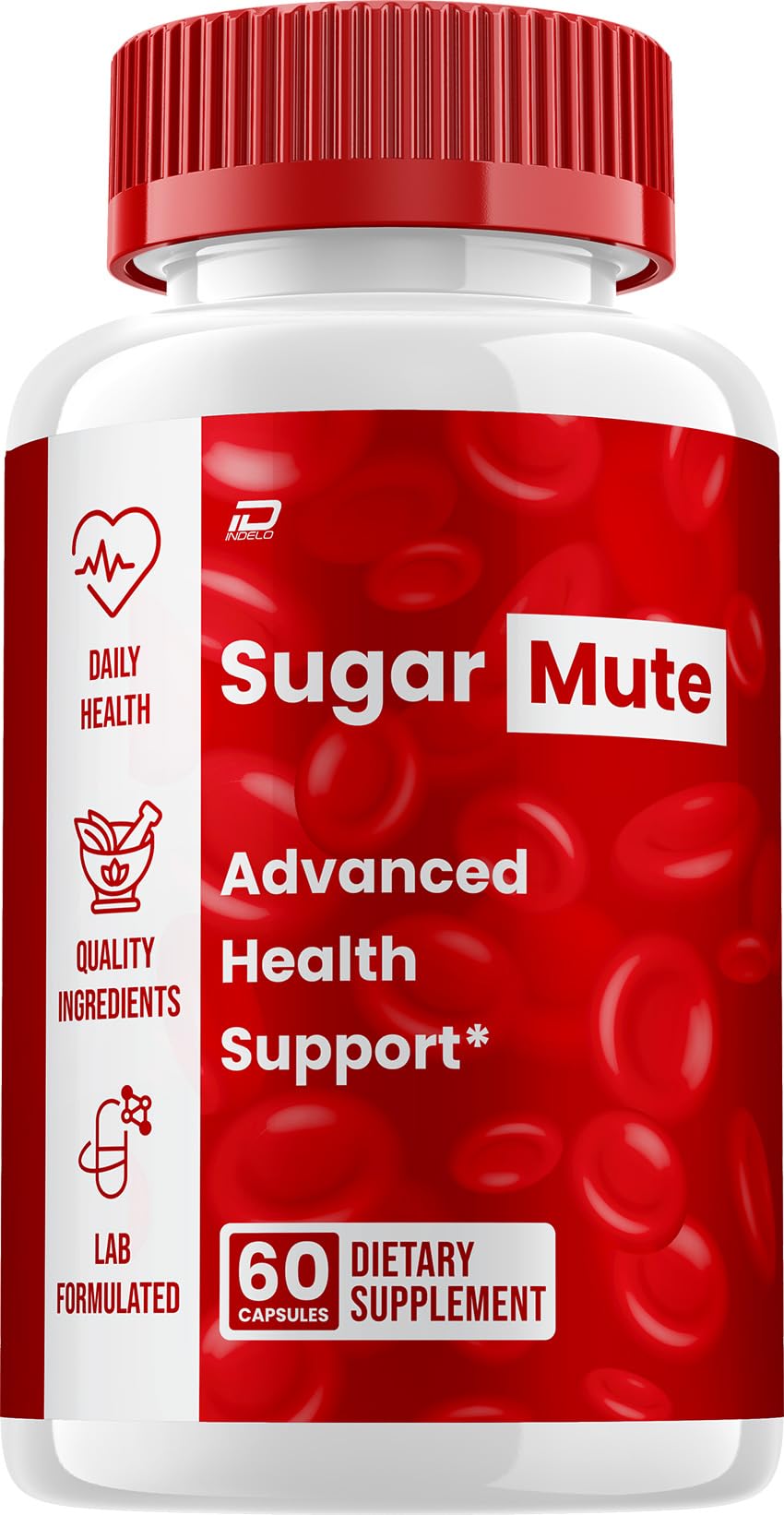 Indelo SugarMute Natural Blend Daily Health Supplement 60 Capsules