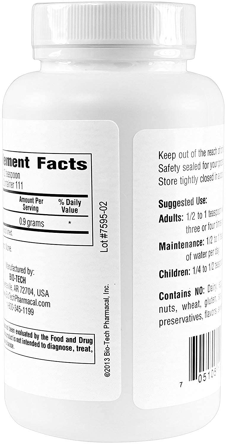 Bio-Tech Pharmacal D-Mannose Supports Bladder and Urinary Tract Health Powder 3.53 Ounce