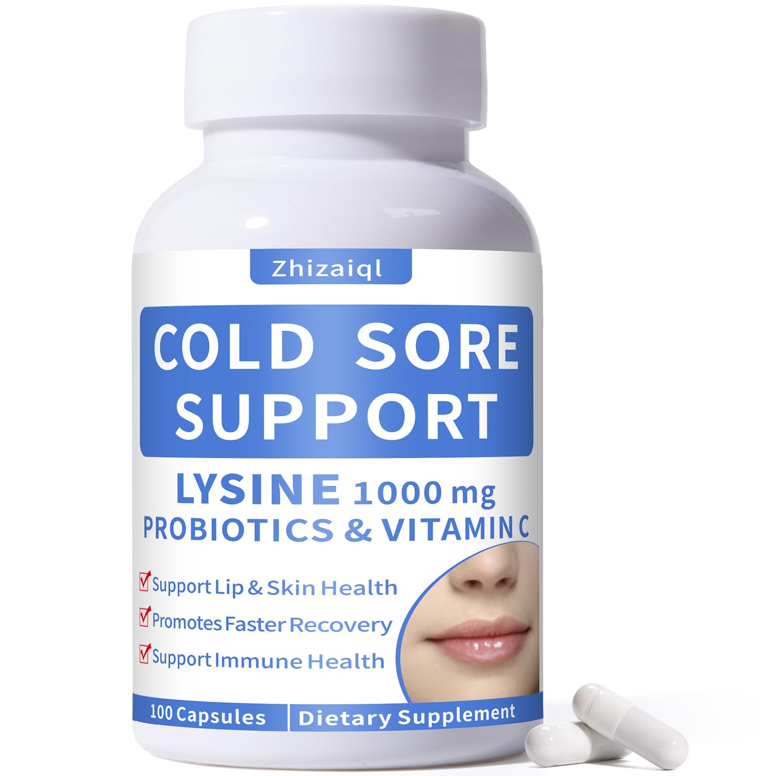 Zhizaiql Lysine Capsule, 100 Capsules