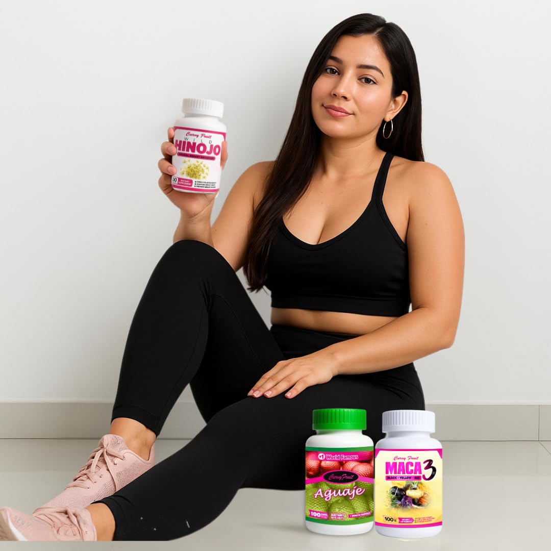 Curvy Fruit Natural Curve Shaping Supplement Aguaje Maca Wild Hinojo Capsule 100 Count