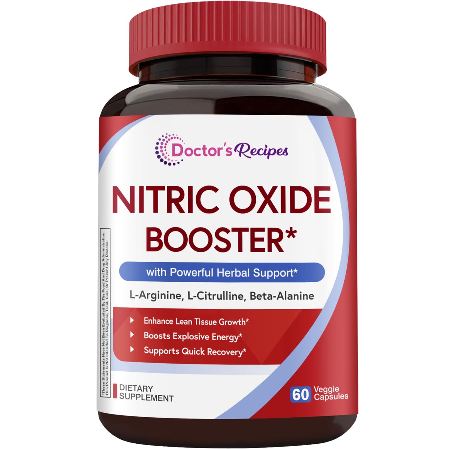 Doctor's Recipes Nitric Oxide Booster Capsule, 60 Capsules