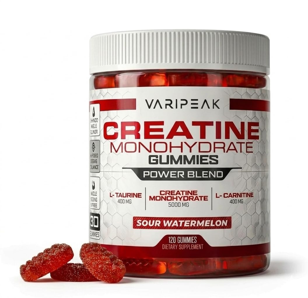 Varipeak Creatine Monohydrate Gummies 120 Count