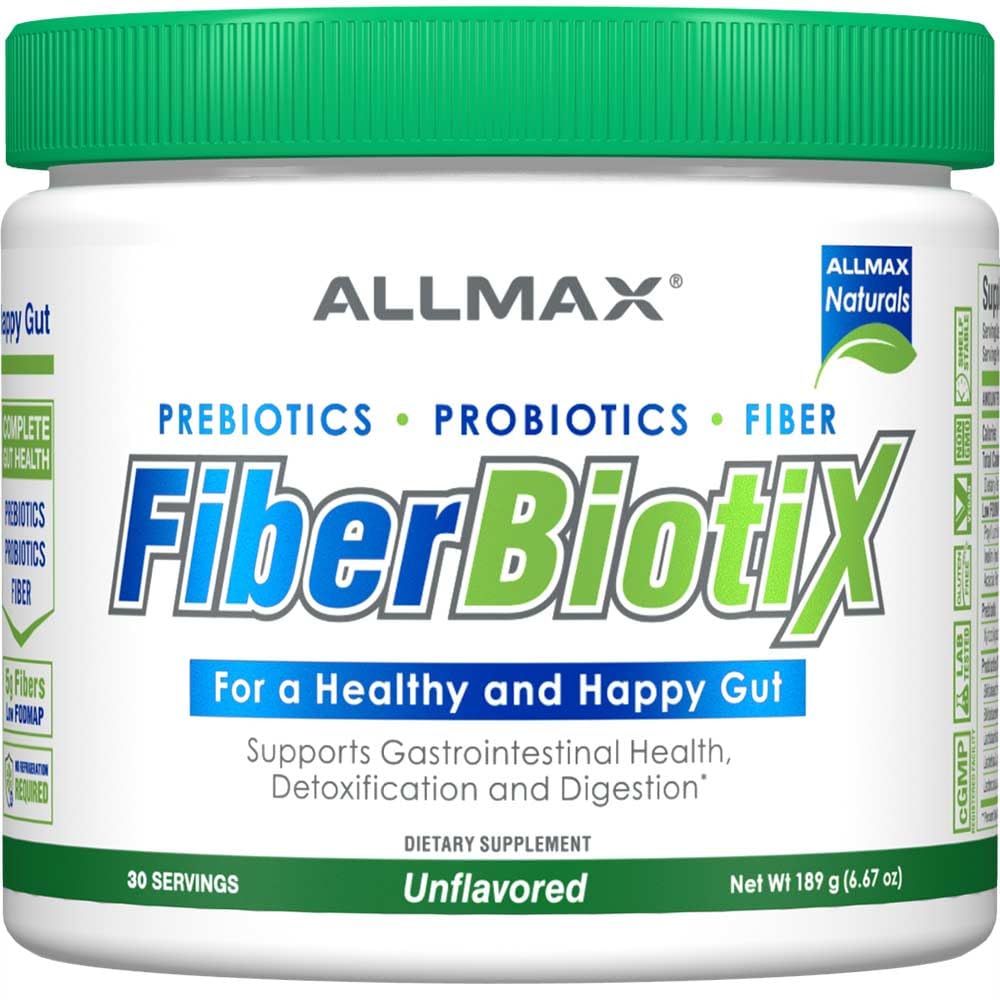 ALLMAX FiberBiotix Fiber Supplement Powder 6.67 Ounce