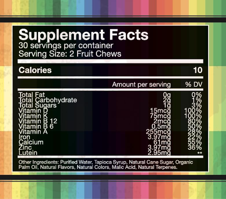 Millie's Daily Dandy All Ages Daily Multivitamin Chews 60 Count