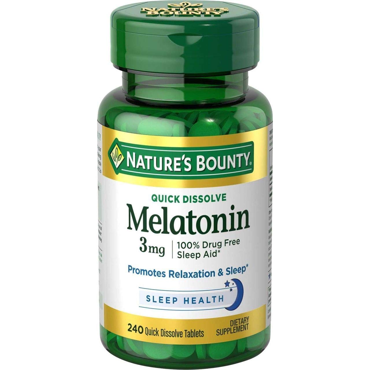 Nature's Bounty Melatonin 3mg Tablets, 240 Tablets