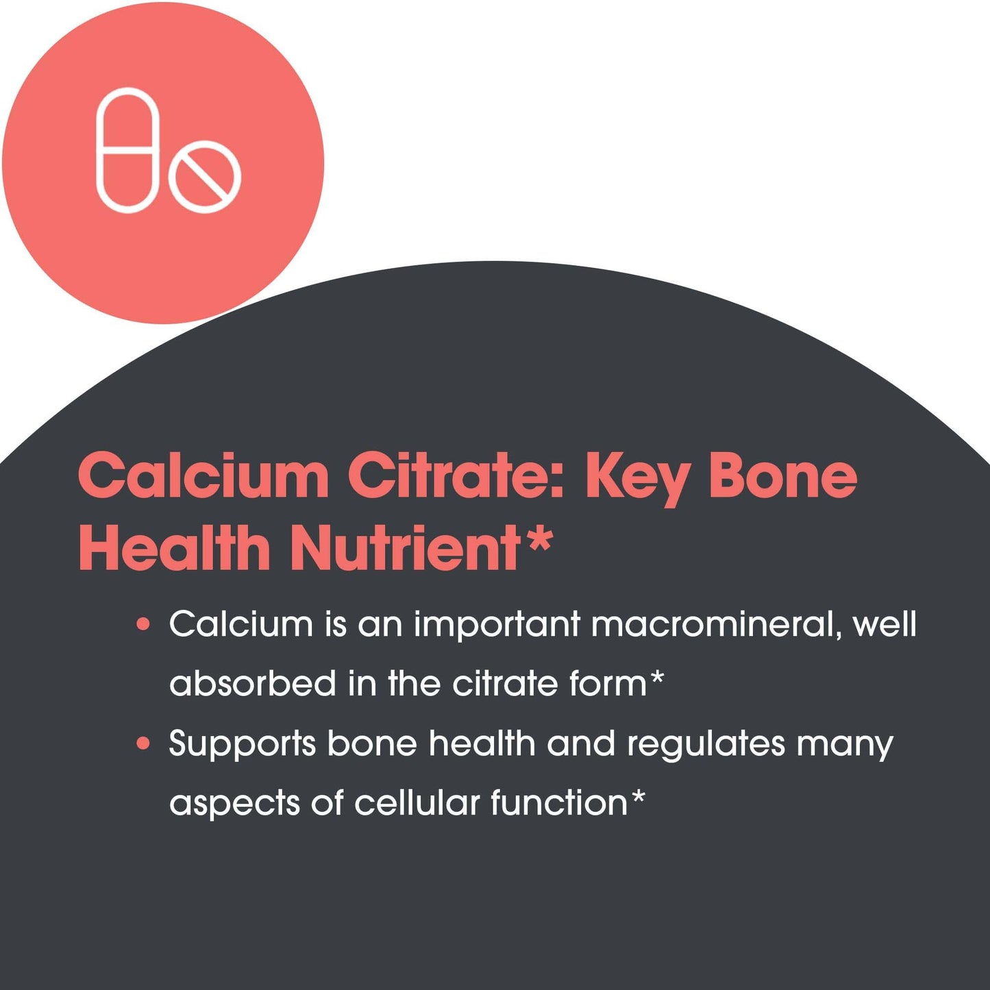 Allergy Research Group Calcium Citrate Capsules, 180 Count