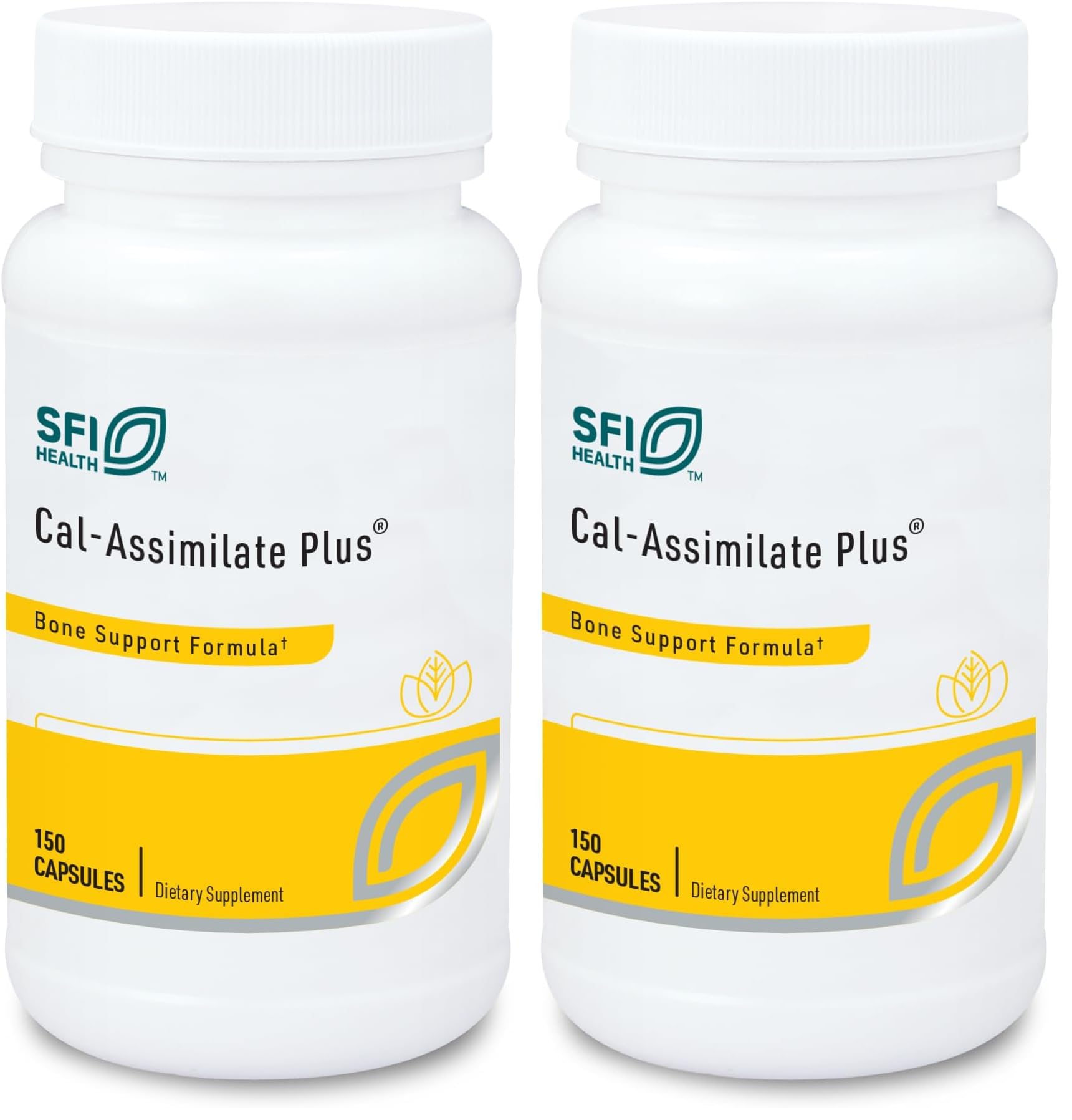 SFI Health Klaire Labs Cal-Assimilate Plus - Triple Calcium Bone Support Complex with Vitamin D3, Key Minerals & Chondroitin Sulfate, Hypoallergenic & BSE-Free, 300 Capsules