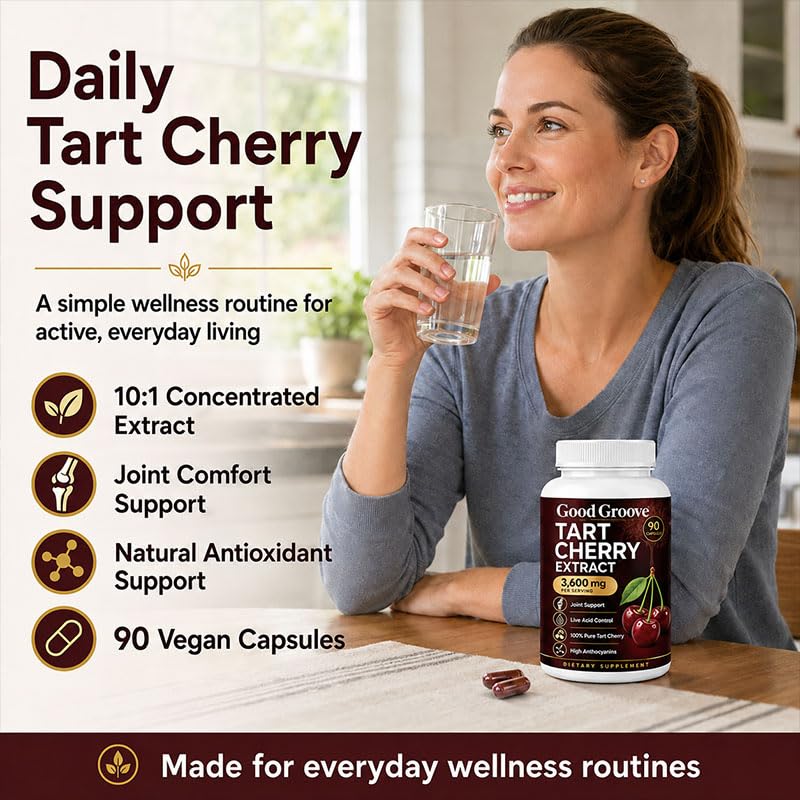 Petalsmooth Good Groove Tart Cherry Extract Softgel 1 Count