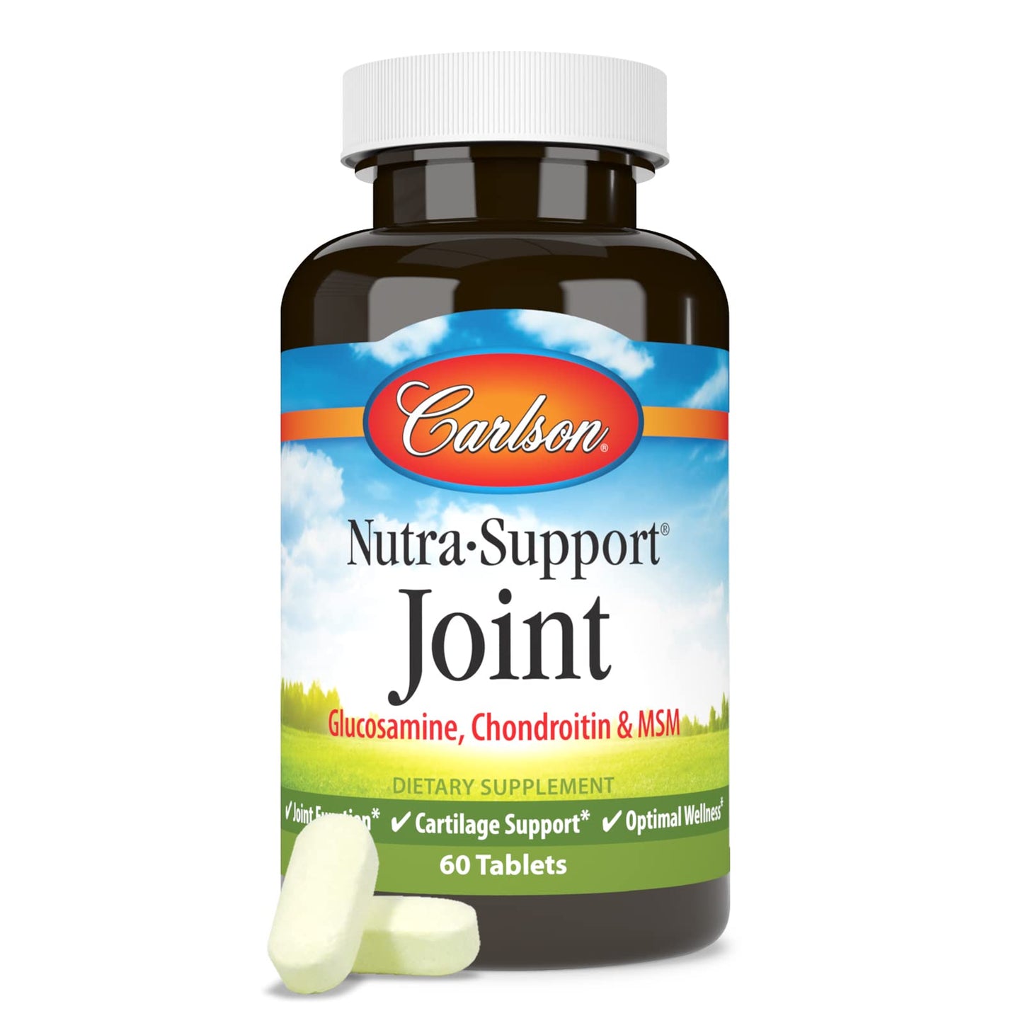 Carlson Nutra-Support Joint Glucosamine Chondroitin, 60 Tablets