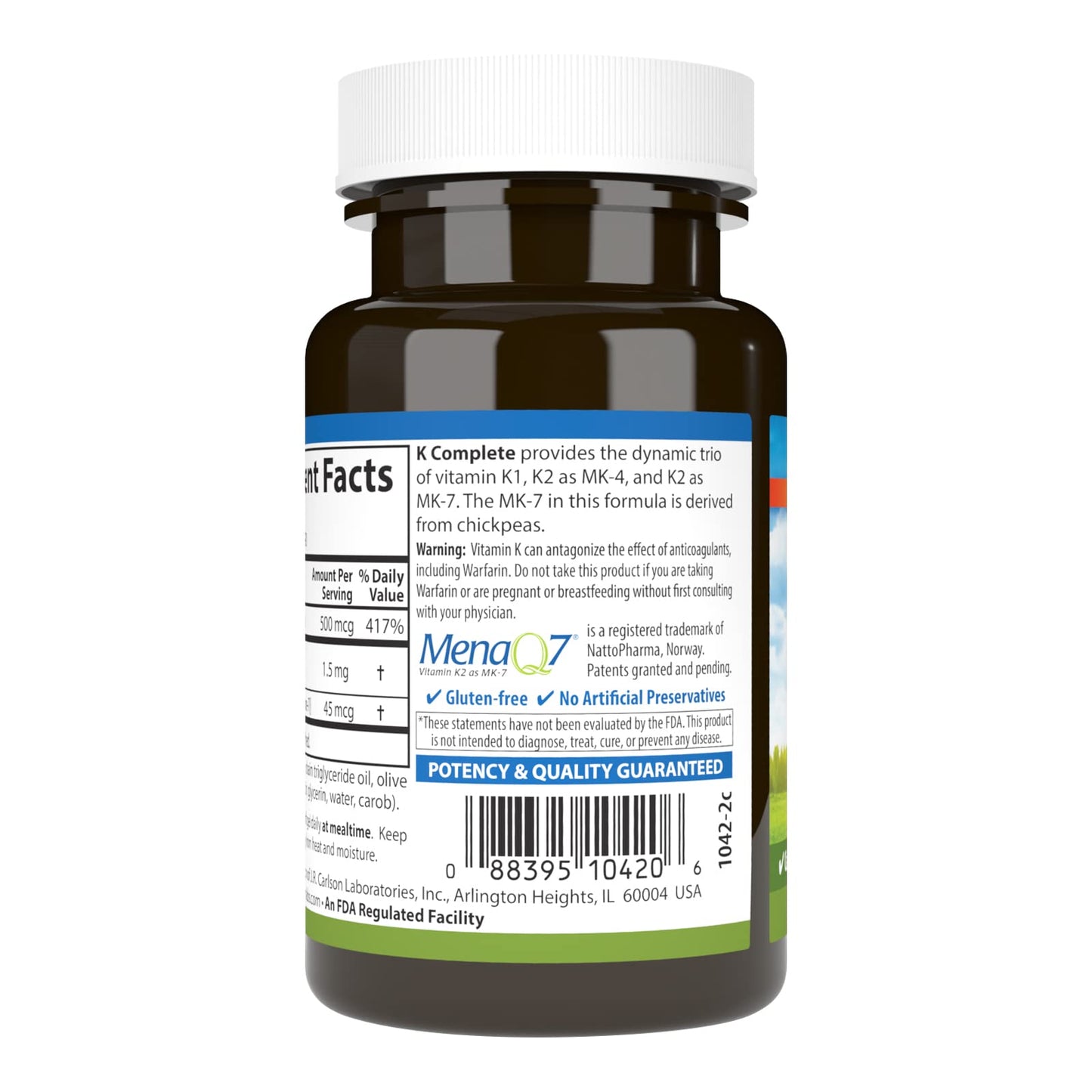 Carlson K Complete Softgels 90 Count