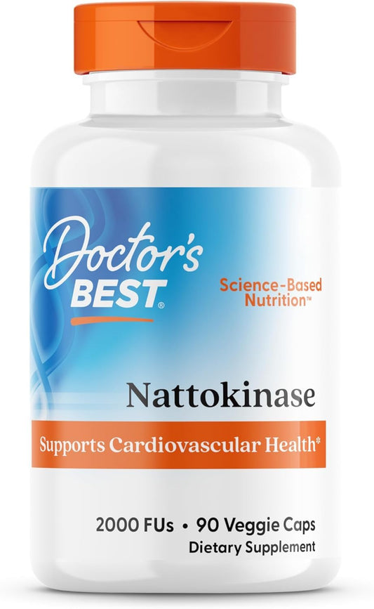 Doctor's Best Nattokinase 2000 FU Capsule, 90 Veg Caps