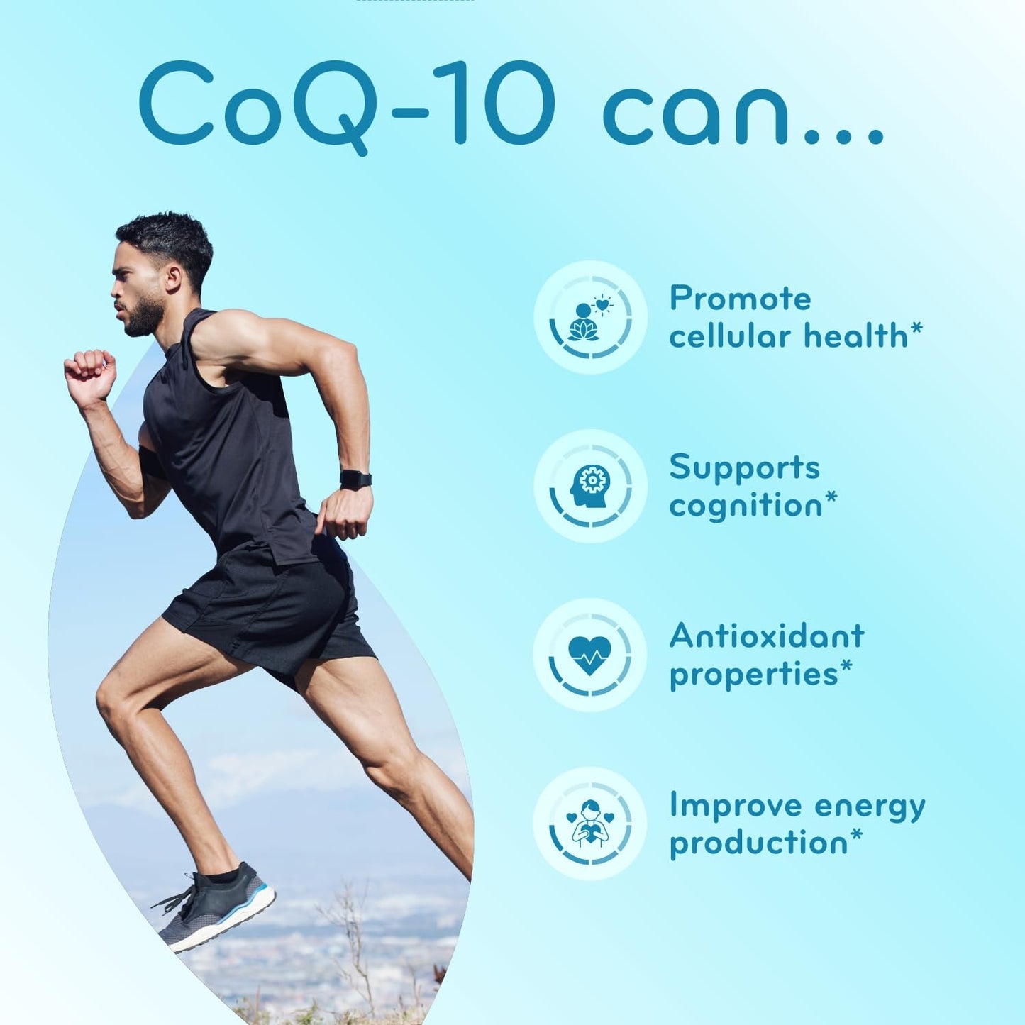 Clear Formulas CoQ10 200mg Quick Absorption Capsules 60 Count