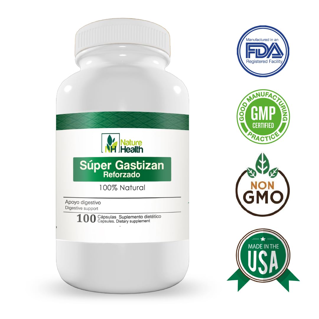 Nature Health Super Gastrizan Capsules, 100 Count