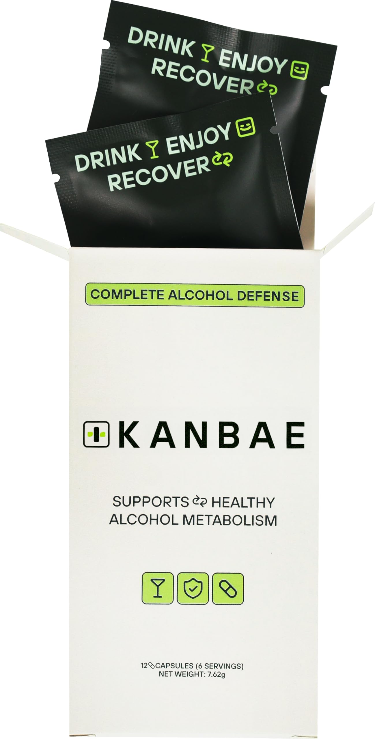 Kanbae Complete Alcohol Defense Capsule 12 Capsules
