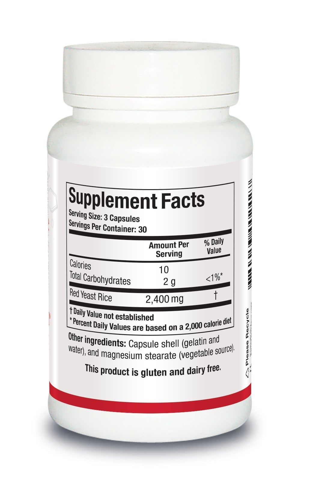 BIOTICS RESEARCH Red Yeast Rice Citrin RYR 2400mg Capsules 90