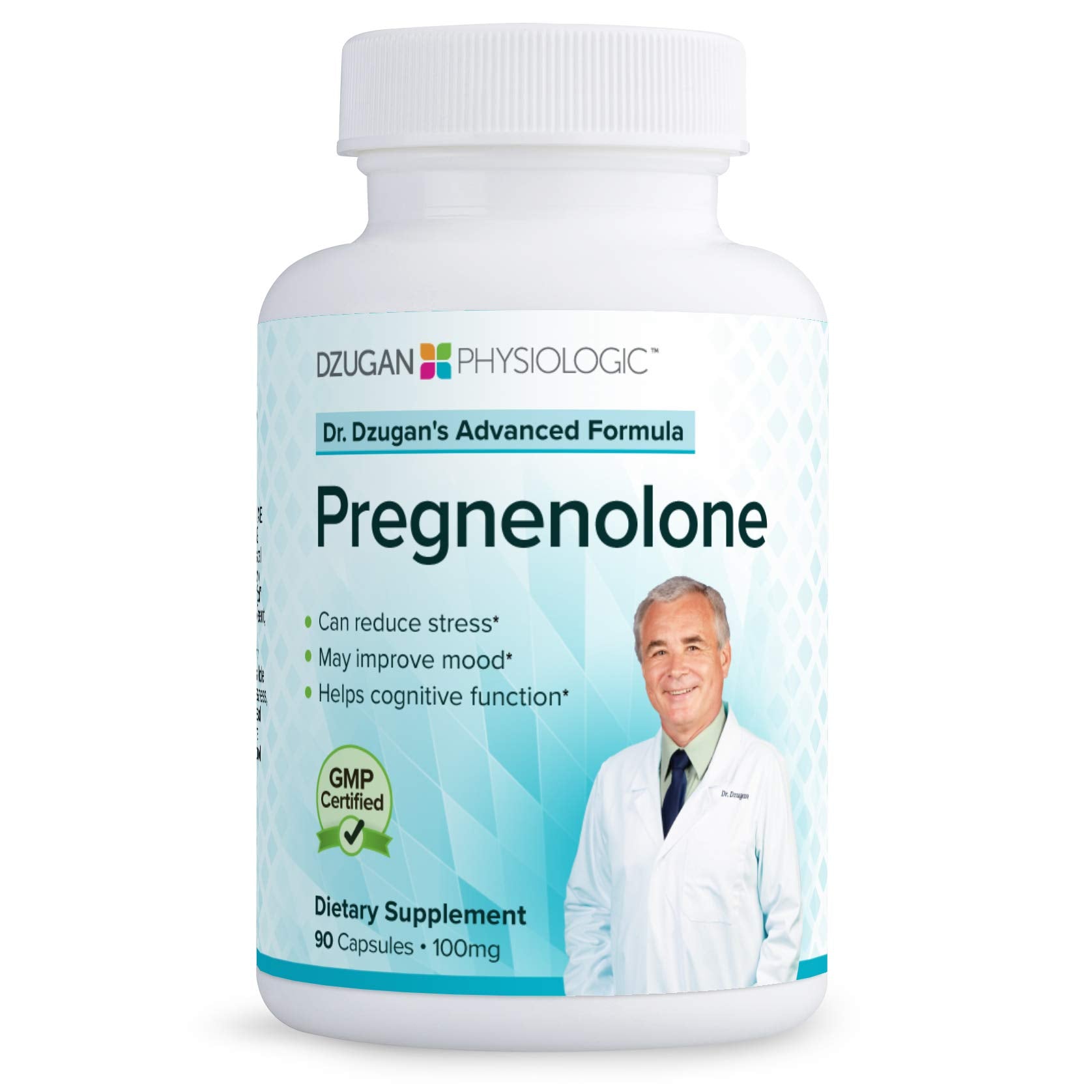 Dzugan PhysioLogic Advanced Pregnenolone Formula 100mg, 90 Capsules