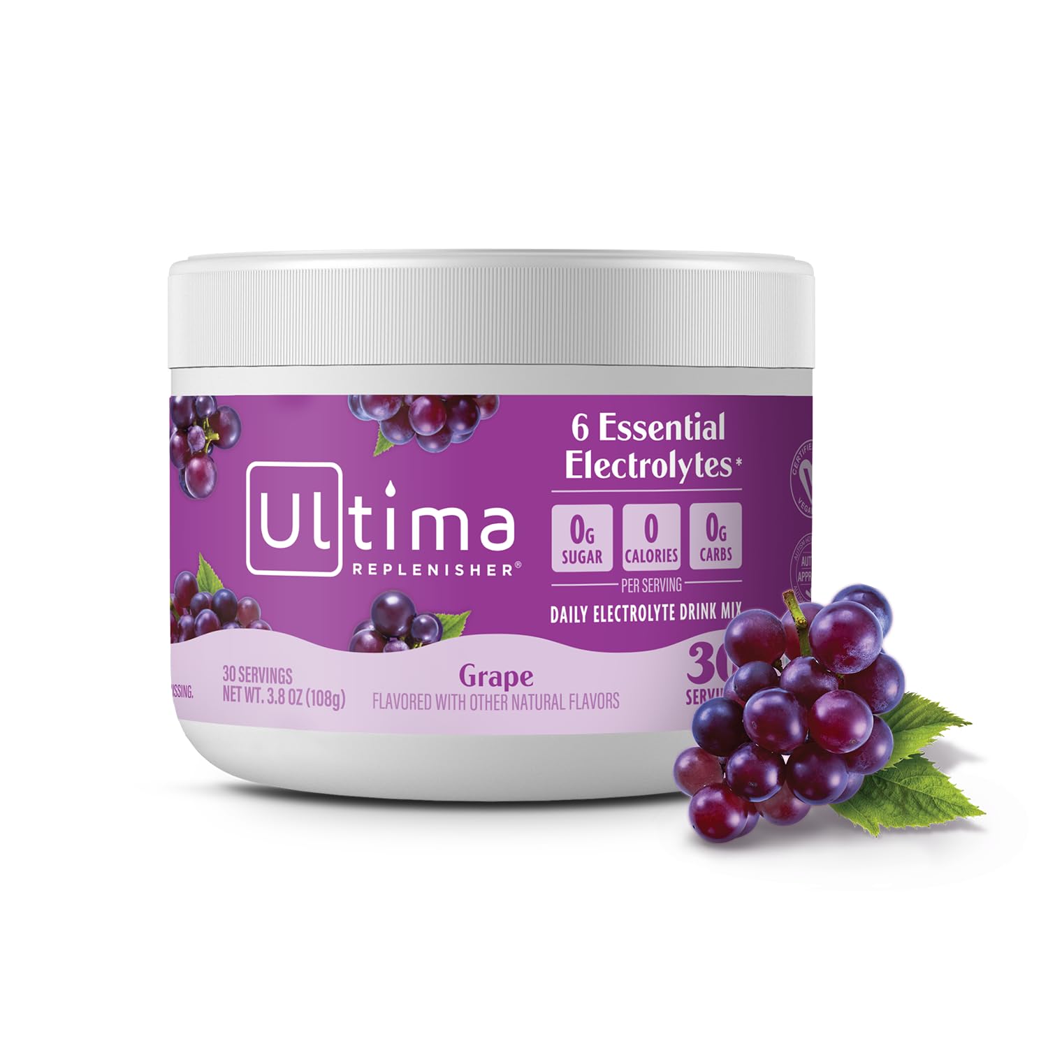 Ultima Replenisher Grape Electrolytes Powder 3.8 oz