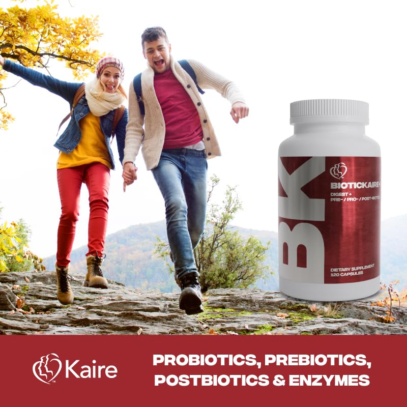 Kaire BioticKaire+ Multi-Action Digestive Enzymes 120 Capsules