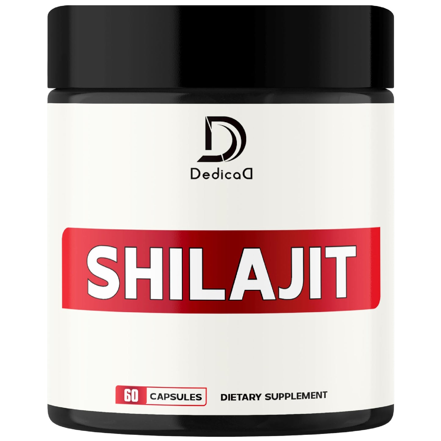 DEDICAD Shilajit 1000mg Pure Himalayan Organic Capsules, 60 Count