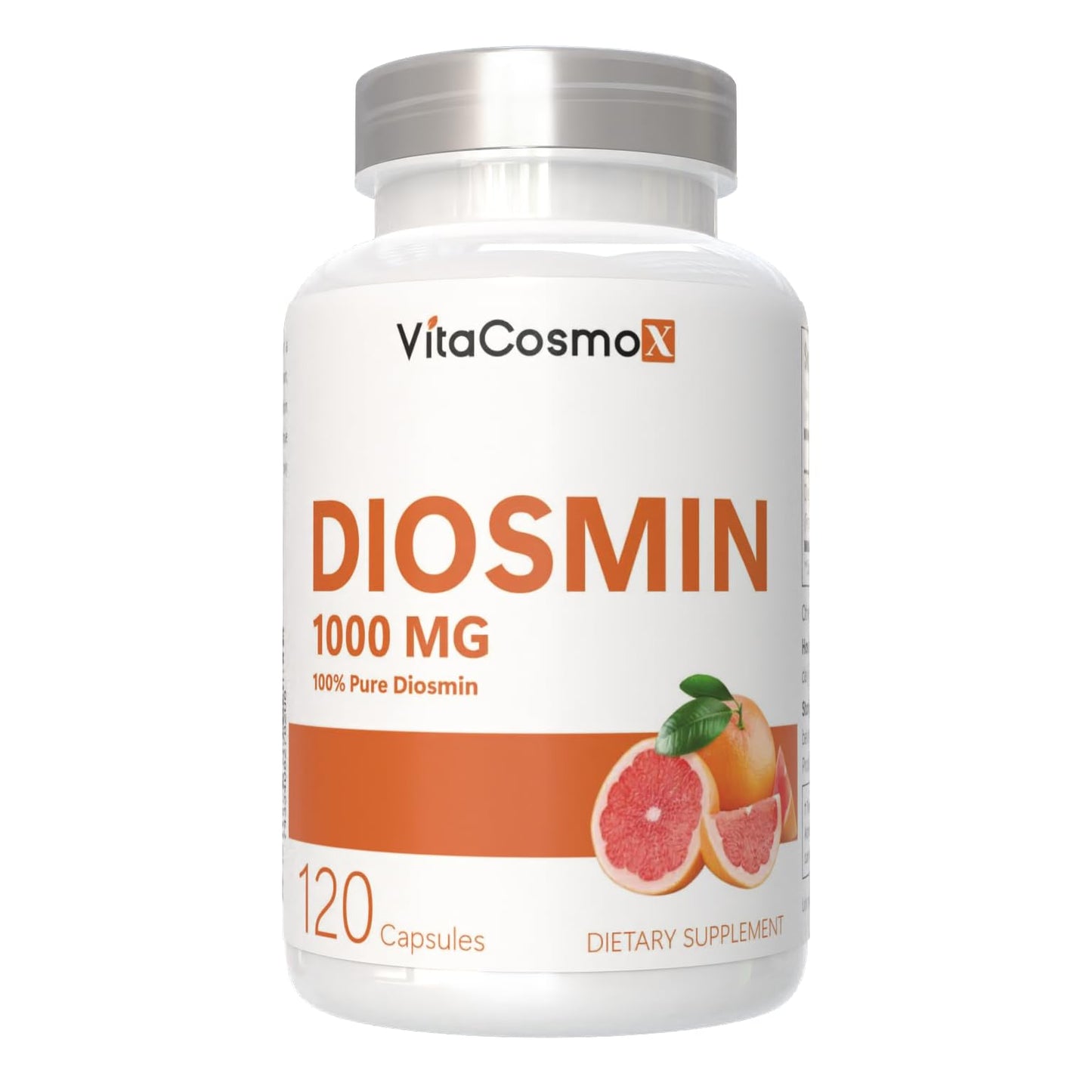 VitaCosmoX Diosmin Capsules 120 Count