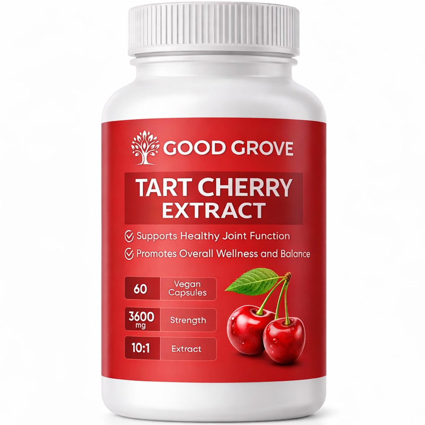 GOODGROVE Tart Cherry Capsules 60 Count