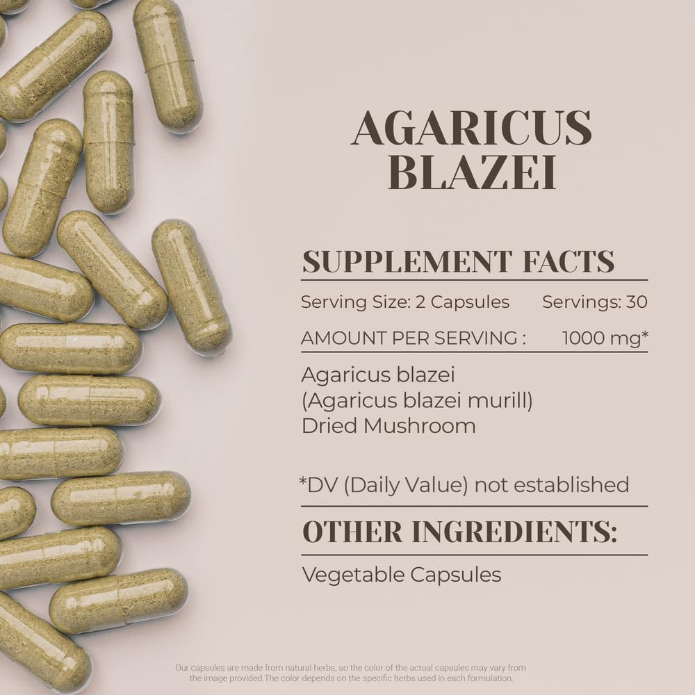 Garden Organics Agaricus Blazei Capsule 60 Count