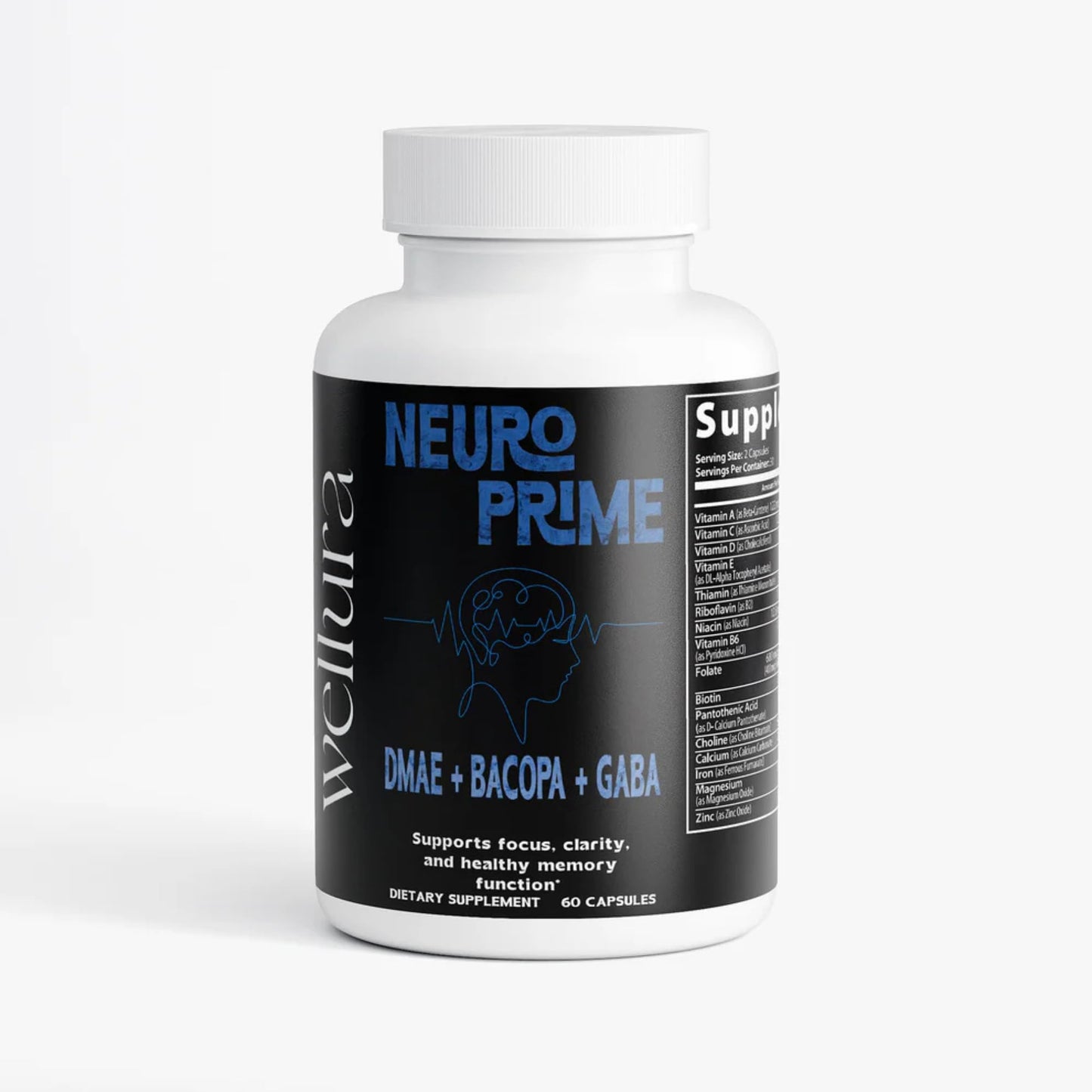 Generic NeuroPrime Focus Nootropic Supplement Capsule 60 Count